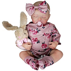 Boneca Reborn Corpo de Silicone Exclusividade Reborn bebe