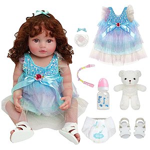 Boneca Reborn Exclusividade RebornBebe Corpo de Silicone